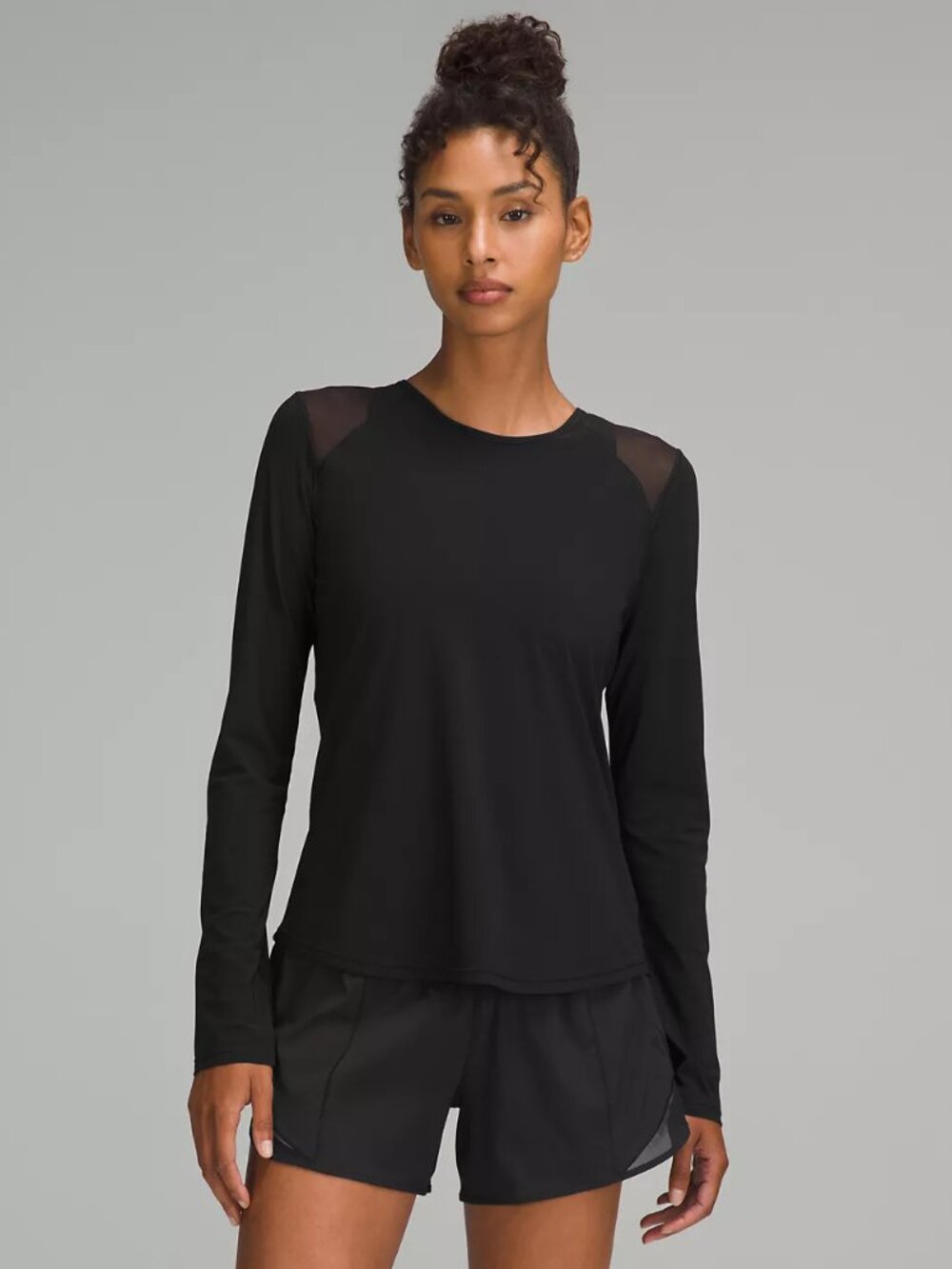 Lululemon Sculpt Long-Sleeve Shirt Black Size 14 Like New Tag Included